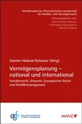 Cover: Verm&ouml;gensplanung - national und international - Manz