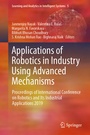 Cover: Applications of Robotics in Industry Using Advanced Mechanisms - Springer