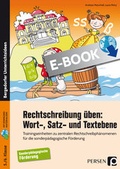 Cover: Rechtschreibung &uuml;ben: Wort-, Satz- und Textebene - Persen Verlag in der AAP Lehrerwelt GmbH
