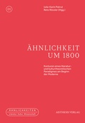 Cover: &Auml;hnlichkeit um 1800 - Aisthesis