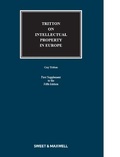 Cover: Tritton on Intellectual Property in Europe 1st Supplement - Sweet & Maxwell