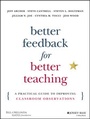 Cover: Better Feedback for Better Teaching - Jossey-Bass