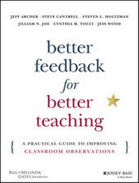 Enlarge image Cover: Better Feedback for Better Teaching - Jossey-Bass