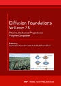 Cover: Diffusion Foundations Vol. 23 - Trans Tech Publications Ltd