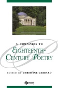 Cover: A Companion to Eighteenth-Century Poetry - Wiley