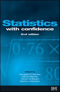 Enlarge image Cover: Statistics with Confidence - BMJ Books