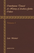 Cover: Contributions Toward a History of Arabico-Gothic Culture - Gorgias Press