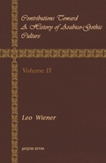 Cover: Contributions Toward a History of Arabico-Gothic Culture - Gorgias Press