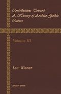 Cover: Contributions Toward a History of Arabico-Gothic Culture - Gorgias Press