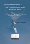 Cover: The Commentary of David Kimhi on Isaiah - Gorgias Press