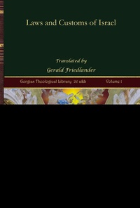 Enlarge image Cover: Laws and Customs of Israel - Gorgias Press