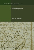 Cover: Analecta Syriaca - Gorgias Press