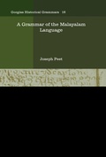 Cover: A Grammar of the Malayalam Language - Gorgias Press
