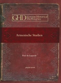 Cover: Armenische Studien - Gorgias Press