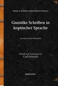 Cover: Gnostike Schriften in koptischer Sprache - Gorgias Press