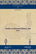 Cover: Studies in Ottoman History and Law - Gorgias Press