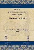 Cover: The Balance of Truth - Gorgias Press