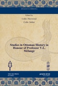 Cover: Studies in Ottoman History in Honour of Professor V.L. Melange - Gorgias Press