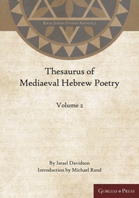 Enlarge image Cover: Thesaurus of Mediaeval Hebrew Poetry - Gorgias Press