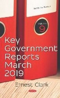 Enlarge image Cover: Key Government Reports -- Volume 9 - Nova Science Publishers Inc