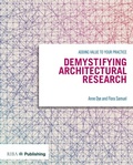 Cover: Demystifying Architectural Research - RIBA Publishing