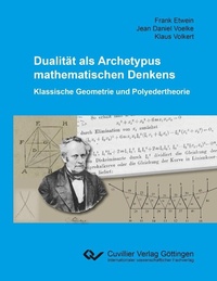 Abbildung von: Dualität als Archetypus mathematischen Denkens - Cuvillier Verlag