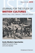 Cover: Early Modern Spectacles - K&ouml;nigshausen & Neumann