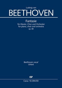 Abbildung von: Fantasie für Klavier, Chor und Orchester (Klavierauszug) - Carus-Verlag