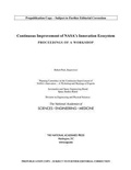 Cover: Continuous Improvement of NASA's Innovation Ecosystem - National Academies Press