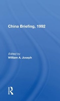 Cover: China Briefing, 1992 - Routledge