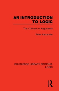 Enlarge image Cover: An Introduction to Logic - Routledge