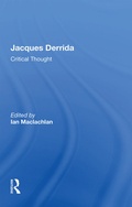 Cover: Jacques Derrida - Routledge