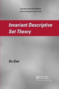 Abbildung von: Invariant Descriptive Set Theory - Chapman & Hall/CRC