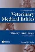 Cover: An Introduction to Veterinary Medical Ethics - Wiley-Blackwell