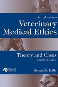 Enlarge image Cover: An Introduction to Veterinary Medical Ethics - Wiley-Blackwell