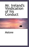 Cover: Mr. Ireland's Vindication of His Conduct - BiblioLife