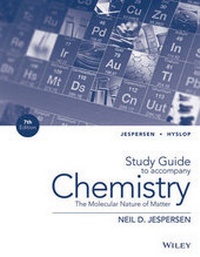 Enlarge image Cover: Chemistry: The Molecular Nature of Matter, Study Guide - Wiley