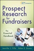 Cover: Prospect Research for Fundraisers - The Essential Handbook (AFP Fund Development Series) - Wiley