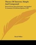 Cover: Theory Of Interest, Simple And Compound - Kessinger Publishing Co