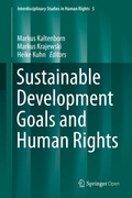 Cover: Sustainable Development Goals and Human Rights - Springer