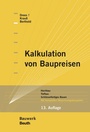Cover: Kalkulation von Baupreisen - DIN Media