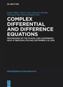 Cover: Complex Differential and Difference Equations - De Gruyter