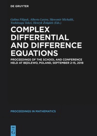 Enlarge image Cover: Complex Differential and Difference Equations - De Gruyter