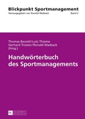 Cover: Handw&ouml;rterbuch des Sportmanagements - Peter Lang Verlag