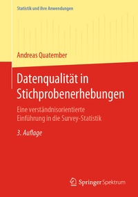 Abbildung von: Datenqualität in Stichprobenerhebungen - Springer Spektrum