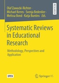 Cover: Systematic Reviews in Educational Research - Springer VS