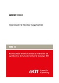 Cover: Entwurfsmuster f&uuml;r Fahrerlose Transportsysteme - KIT Scientific Publishing