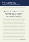 Cover: The Joint Commitment Account: Critical Essays on the Philosophy of Sociality of Margaret Gilbert with Her Comments - Books on Demand