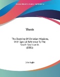 Cover: Thesis - Kessinger Publishing