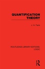 Cover: Quantification Theory - Routledge